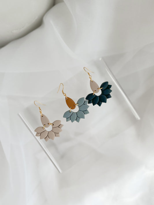 Eloise Dangle Earrings | Clay Drop Earrings