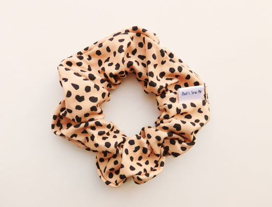Spotted Leopard Scrunchies