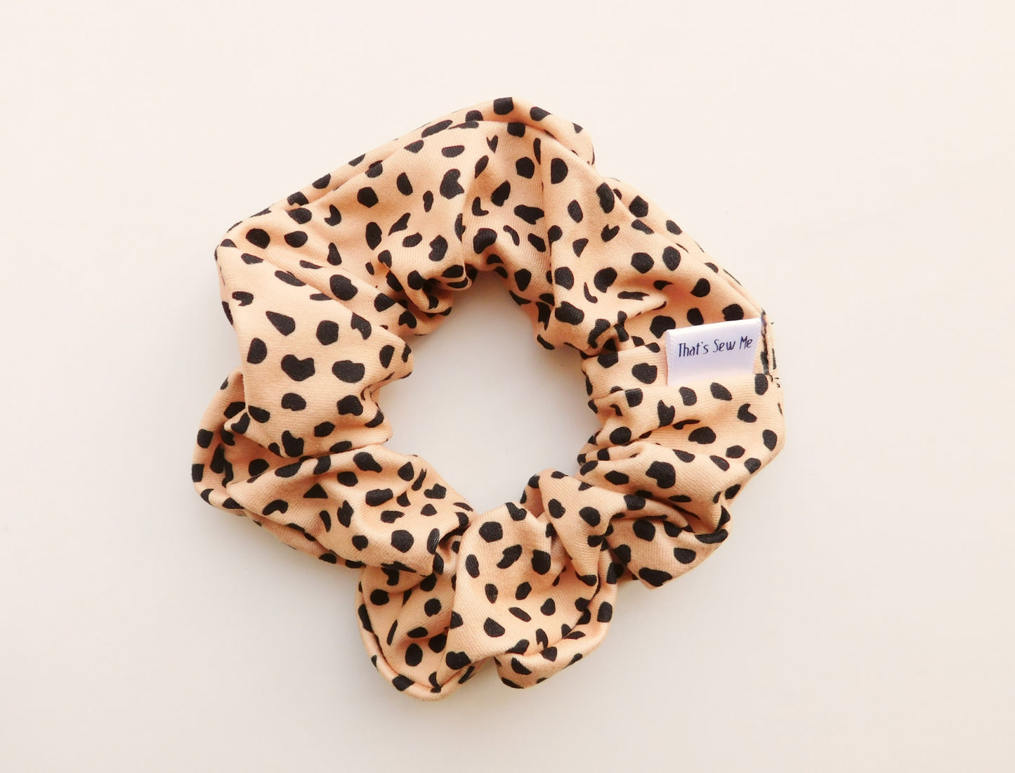 Spotted Leopard Scrunchies
