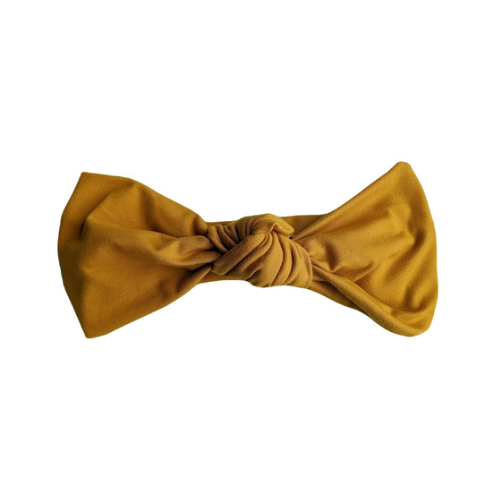 Goldenrod Yellow Knotted | Headband for Women
